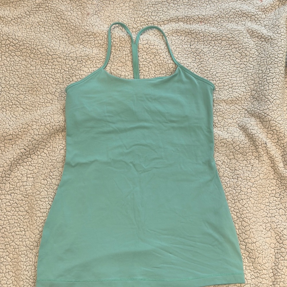 Lululemon Power Y Tank Top - light teal